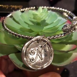 MONOGRAMMED INITIAL BRAIDED BRACELET by COOKIE LEE